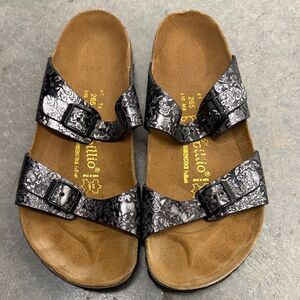 Birkenstock Sandals in Black and Brown